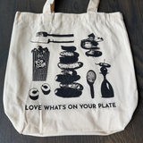 Love What’s On Your Plate Cotton Tote
