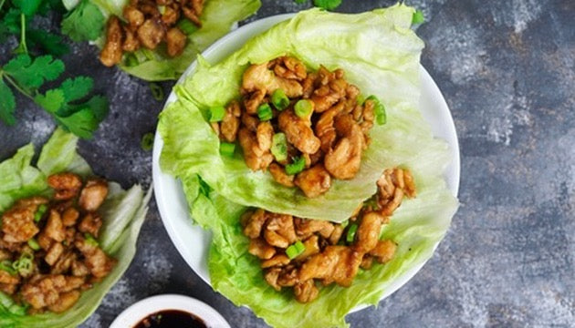 Hoisin Chicken Lettuce Wraps