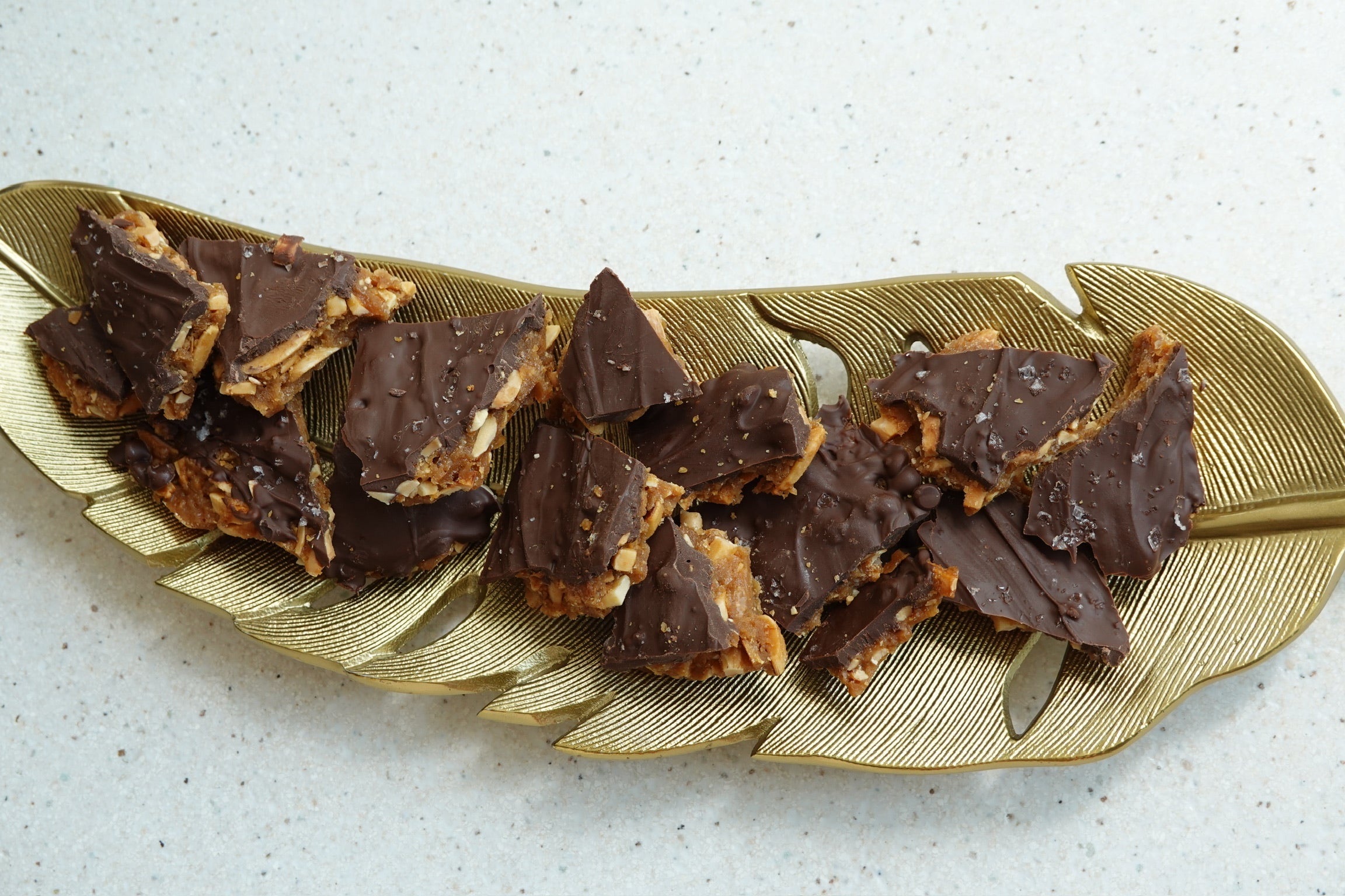 Chocolate Almond Toffee Bark