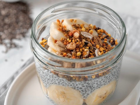 PB Banana Chia Pudding