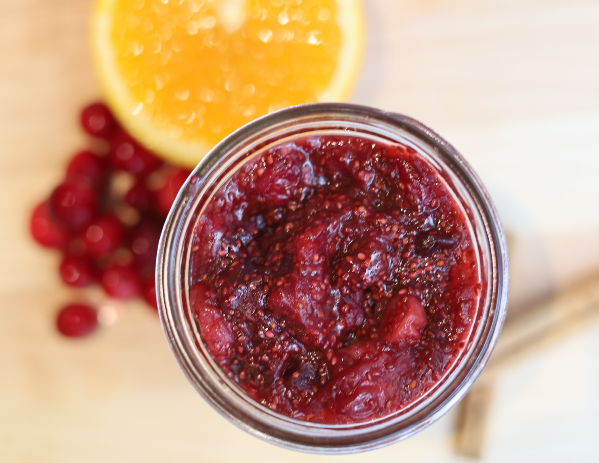 Cranberry Chia Jam