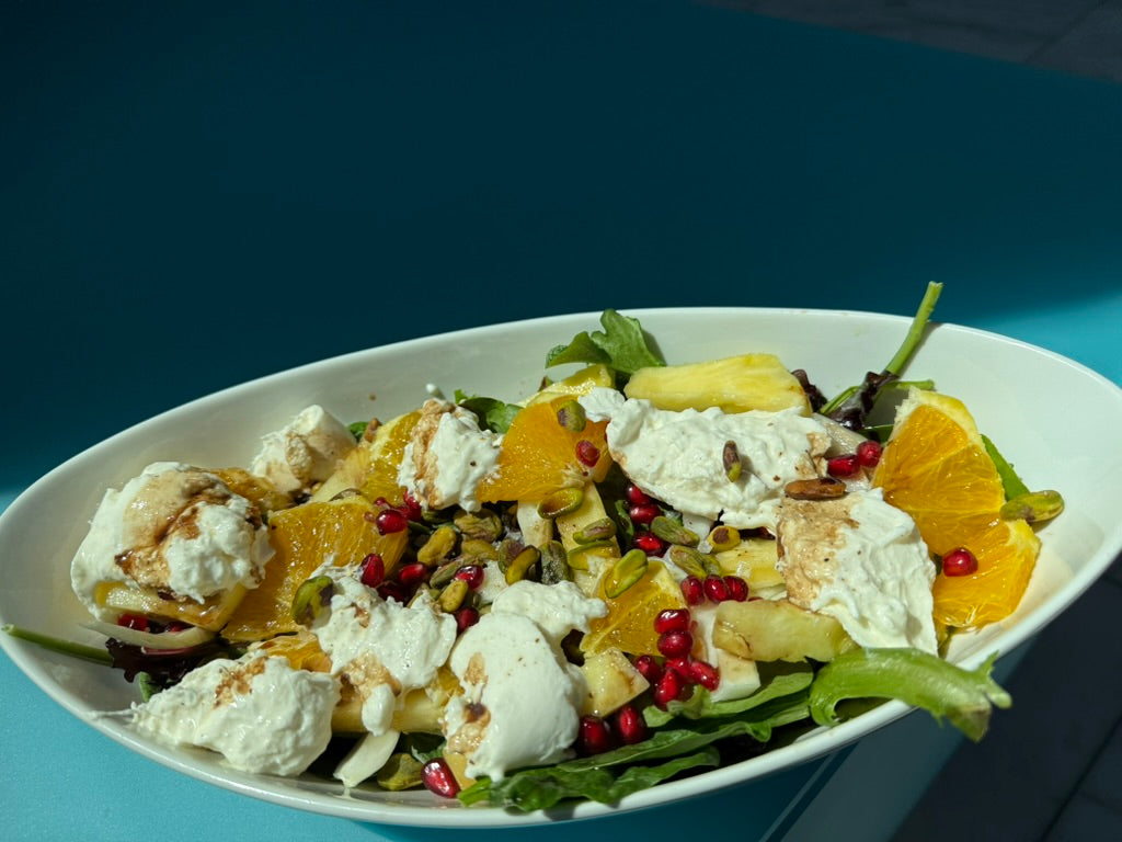 Pineapple Citrus Salad with Burrata