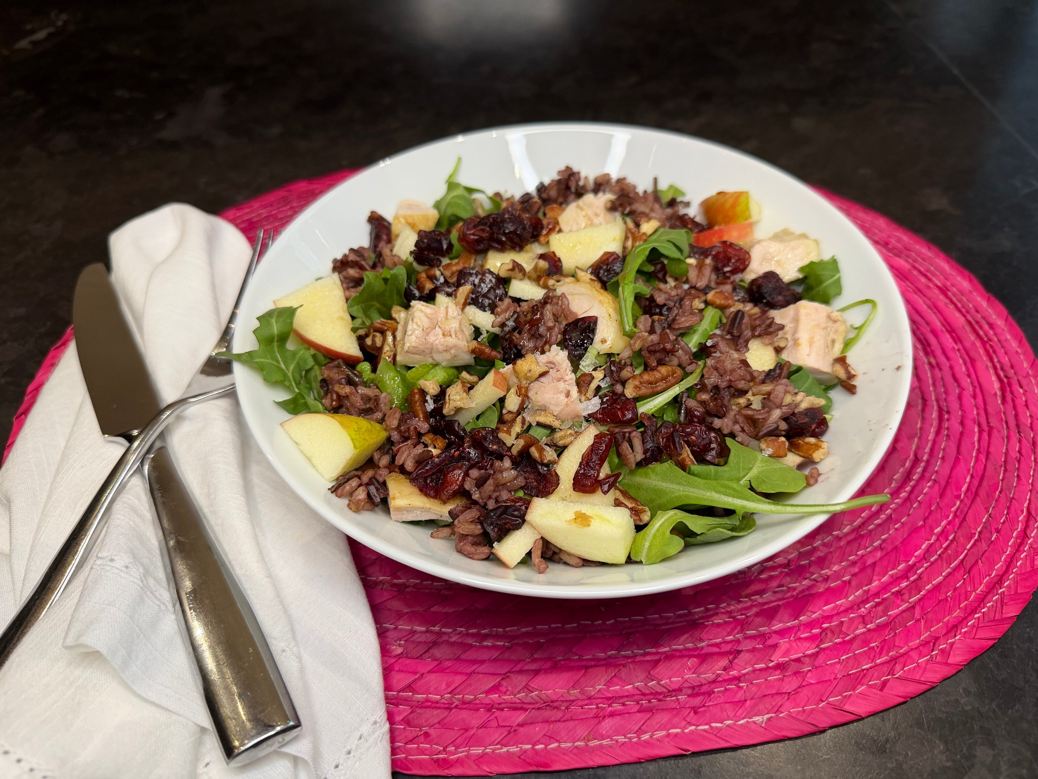 Wild Rice and Apple Harvest Bowl