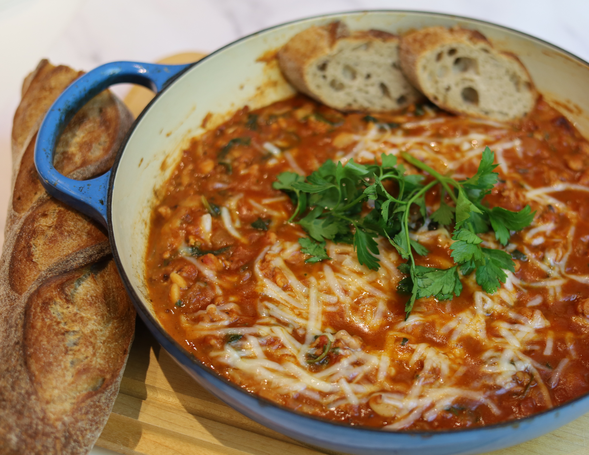 White Bean Sausage Skillet