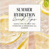 Summer Hydration Quick Tips